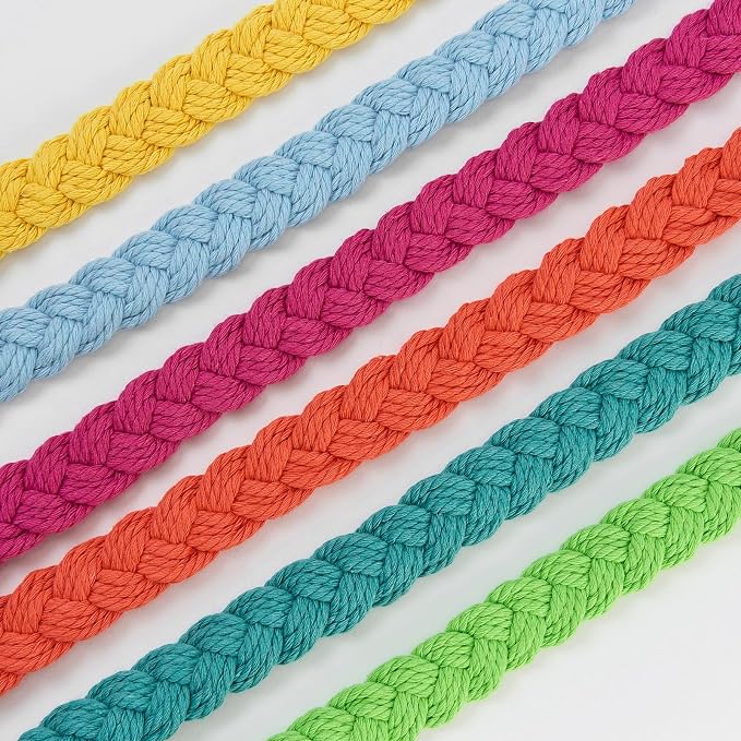 NICEEC 2 Pack Natural Cotton Rope Curtain Tiebacks Elegant Boho Style - Image 7