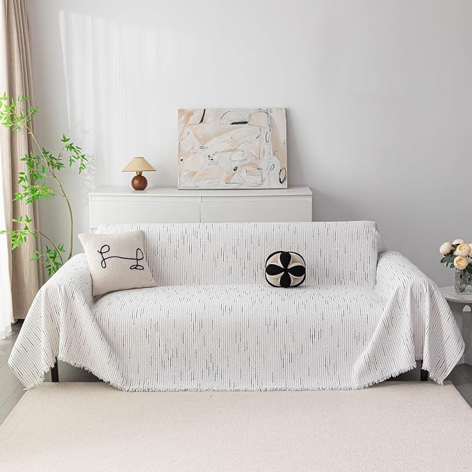 MYSKY HOME Couch Covers for 2 Cushion Couch Sectional Sofa, L Shape Sofa by MYSKYHOME