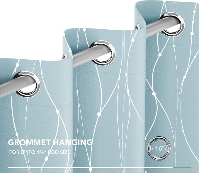 Deconovo Blackout Curtains, Thermal Insulated Soundproof Grommet Drapes - Image 6