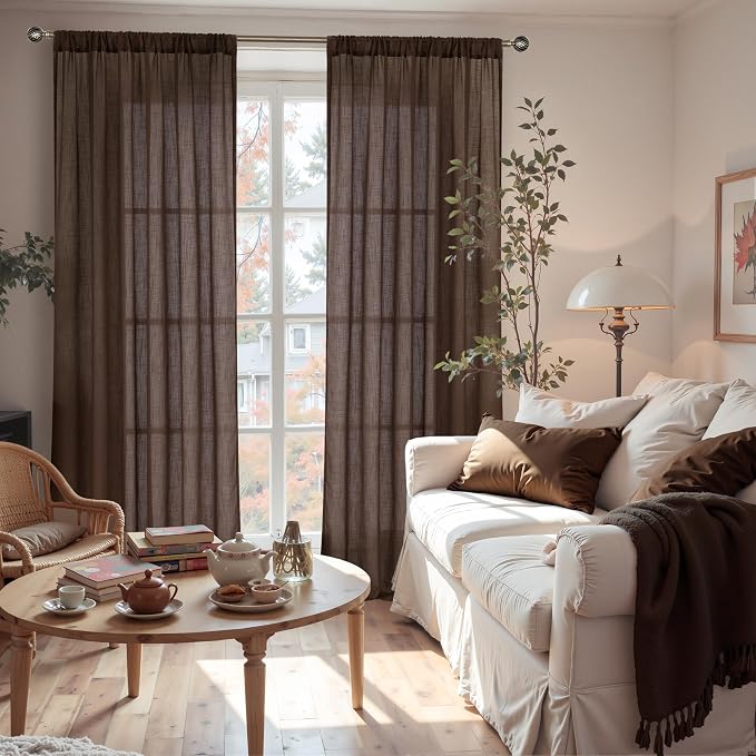BGment Extra Long 108 Inch Length Curtains - Image 2
