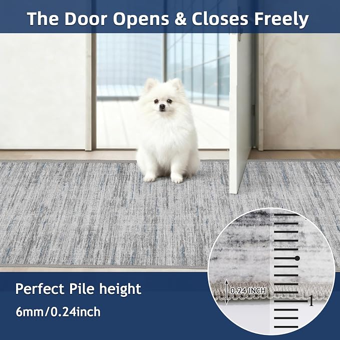 Washable Runners for Hallway 2x6 Runner Rug, Ultra-Thin Kitchen Runner Rugs - Image 5