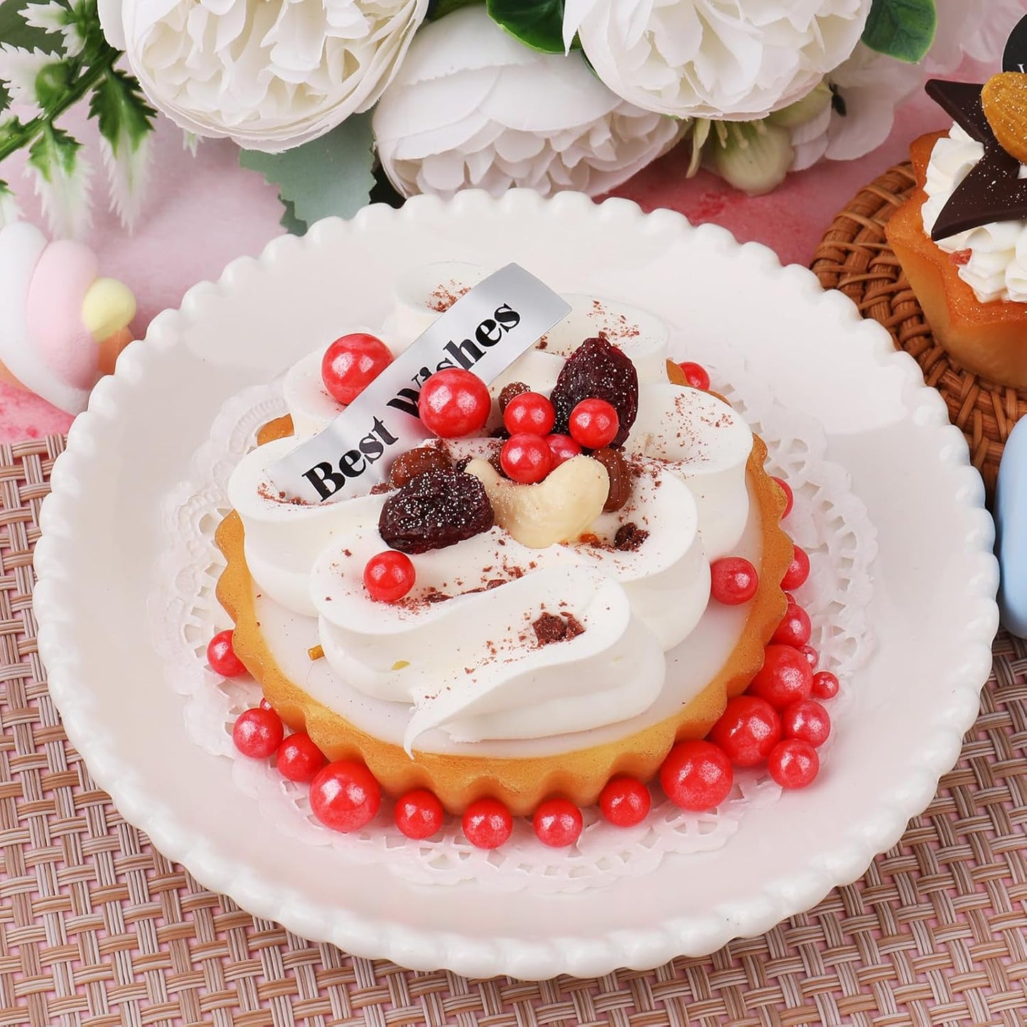 Red Pearl Sprinkles for Cake Decorating, 11.3 Oz Edible Pearls Sugar 4 Sizes Gift Box Set for Baking Cookie Ice Cream Cupcake Toppings