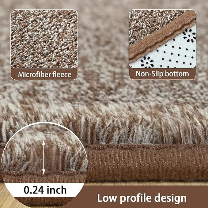 AROGAN Washable 4×6 Bedroom Rug, Modern Area Rugs - Image 5