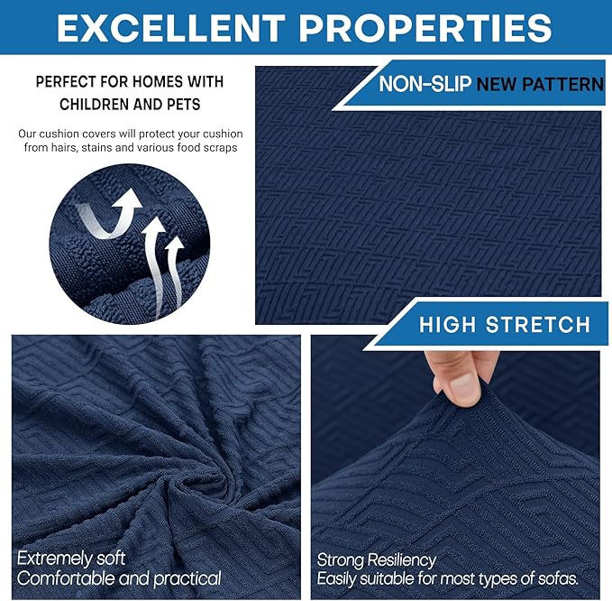 XINEAGE 2026 New 3 Pieces Couch Covers - Image 2