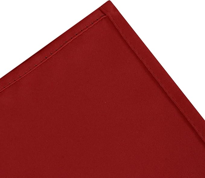 LEMOMO Red Blackout Curtains 66 x 63 Inch Length/Set of 2 Curtain - Image 7