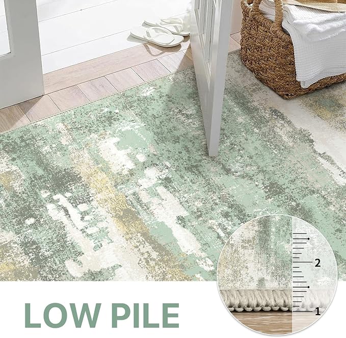 Runner Rug for Hallway Kitchen, 2x10 Machine Washable Runners Rug for Entryway - Image 9