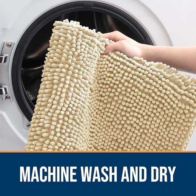 OLANLY Dog Door Mat for Muddy Paws 59x24, Absorbs Moisture and Dirt, Absorbent - Image 5