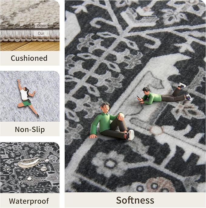 Washable 2x8 Runner Rug - Image 5