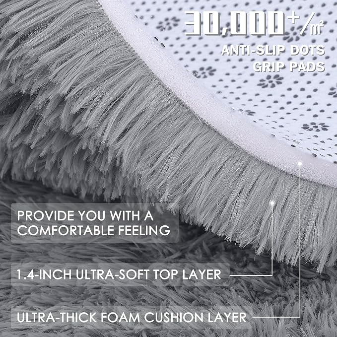 OLANLY 7x7 Machine Washable Large Area Rugs - Image 8