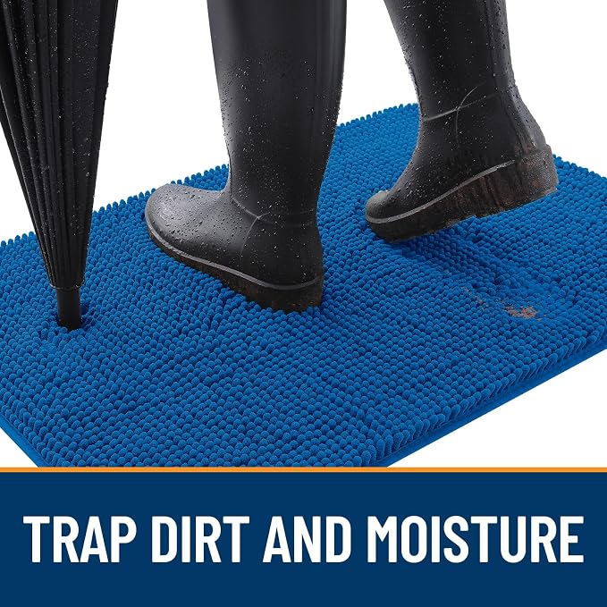 OLANLY Dog Door Mat for Muddy Paws 47x32, Absorbs Moisture and Dirt, Absorbent - Image 2