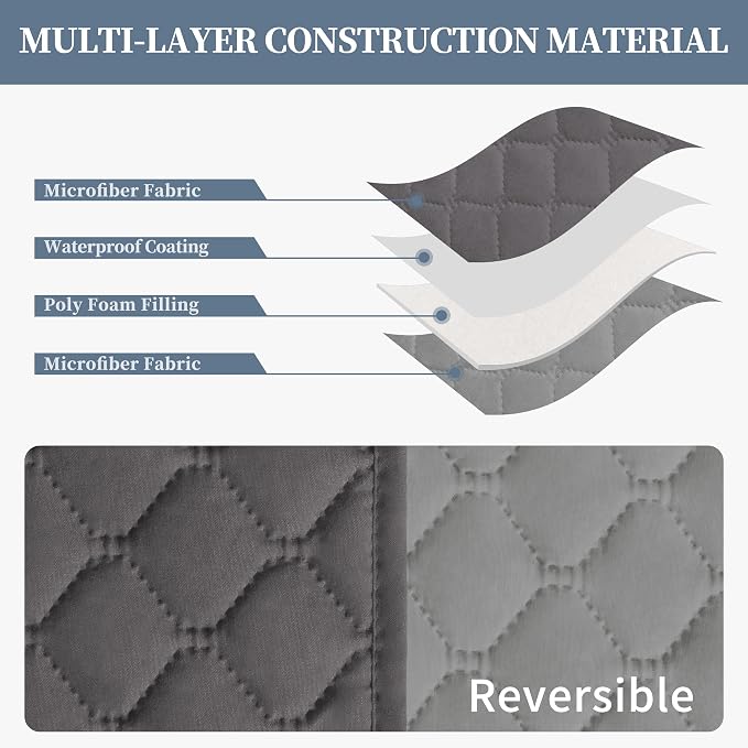 ISSUNTEX Double Protection 100% Waterproof Recliner Covers - Image 4