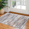 KOZYFLY Modern Abstract Small Area Rugs 2x3, Washable Kitchen Rug Non-Slip Soft by KOZYFLY