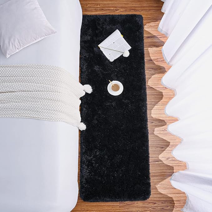 Chicrug Soft Runner Rugs for Bedroom Living Room Plush Fluffy Rug 3x8 Feet - Image 5
