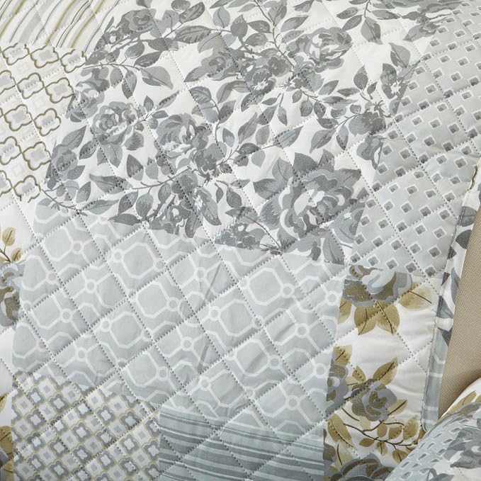 Great Bay Home Reversible Patchwork Recliner Cover - Image 6