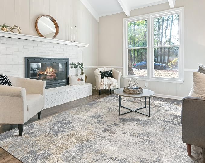UERMEI 9x12 Area Rug Living Room Rugs - Image 3