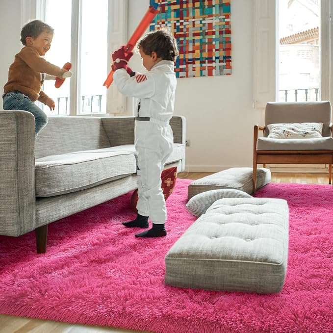Amearea Premium Soft Area Rug 4x5.3 Feet, Fluffy Carpet - Image 4