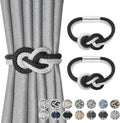 NICEEC 2 Pack Mini Magnetic Curtain Tiebacks Nordic Simple Style Drape Tie by NICEEC