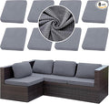 Outdoor Cushion Covers Set, Replacement by SUKAIKEQA