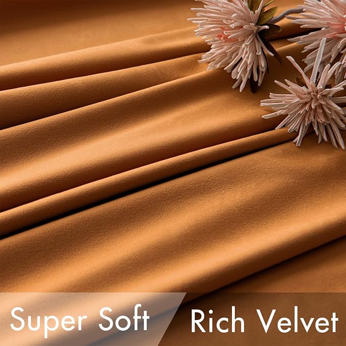 MIULEE Velvet Curtains 96 inches 2 Panels - Image 4