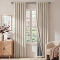 RYB HOME Warm Sand 100% Blackout Curtains by RYBHOME