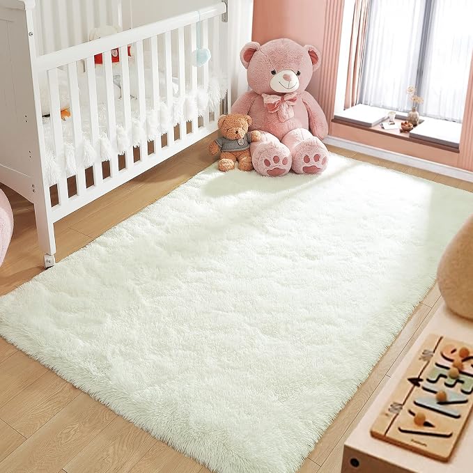 LOCHAS Ultra Soft Indoor Modern Area Rugs Fluffy Living Room Carpets - Image 3