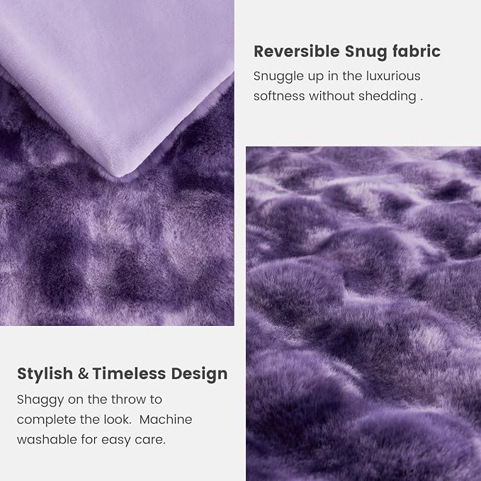 Cozy Bliss Faux Fur Throw Blanket - Image 6