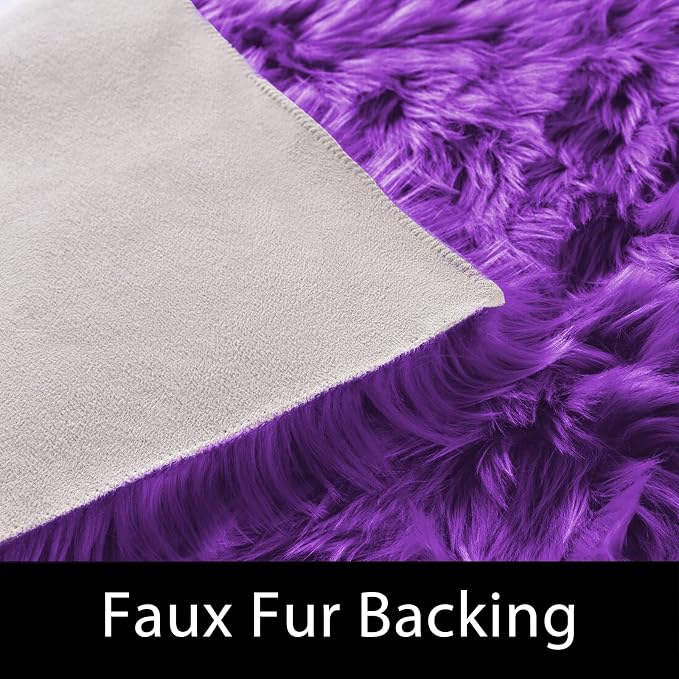 Latepis Purple Round Rug 3ft Circle Rugs - Image 3