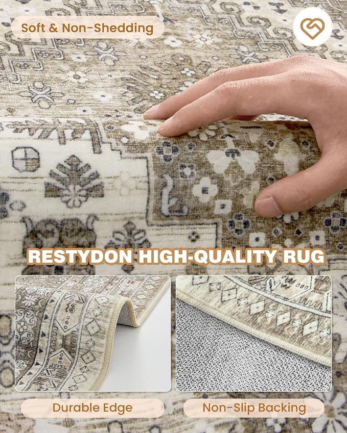 2x5 Rug Runner Washable for Entryway, Soft Bathroom Rugs - Image 7