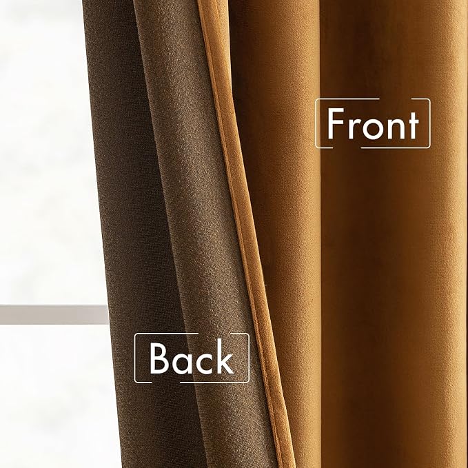 MIULEE Velvet Curtains 108 inches - Image 6