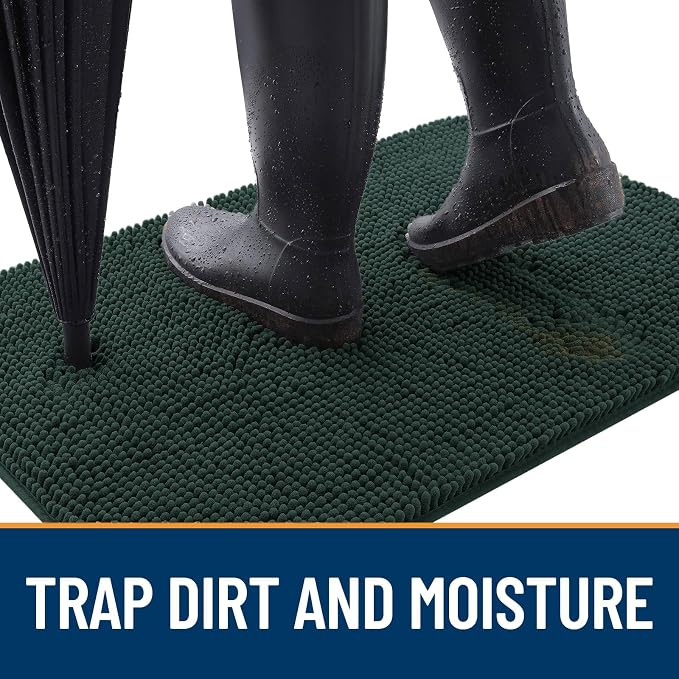 OLANLY Dog Door Mat for Muddy Paws 59x24, Absorbs Moisture and Dirt, Absorbent - Image 2