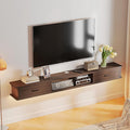 Floating TV Stand with 2 Doors,78'' Wall-Mounted TV Console,Floating TV Cabinet,Floating Console Shelf,Wall Mounted TV Cabinet(Walnut)