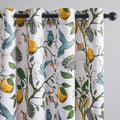 Topfinel 90 Inches Long Custom Window Curtains, Unique Chinoiserie Safari by Topfinel