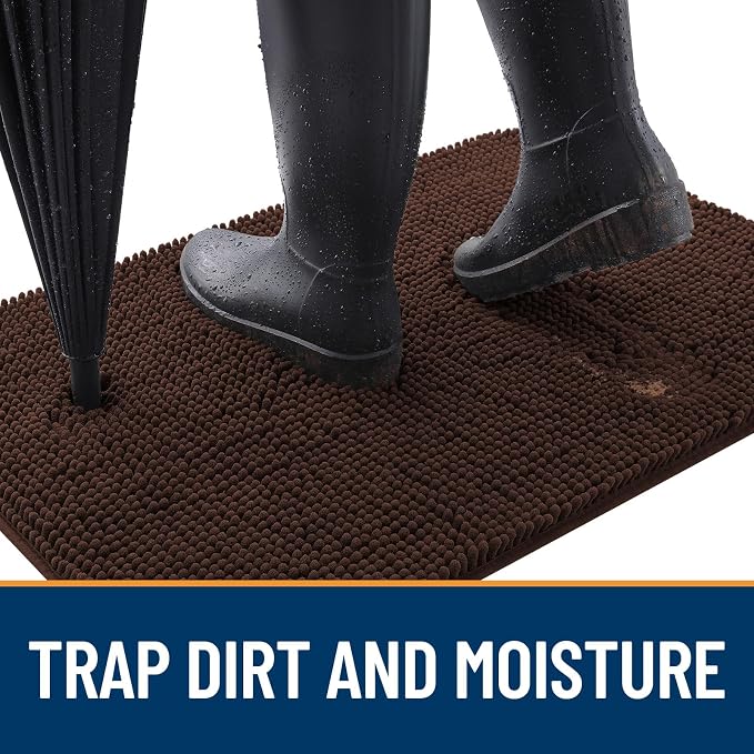 OLANLY Dog Door Mat for Muddy Paws 70x24, Absorbs Moisture and Dirt, Absorbent - Image 2