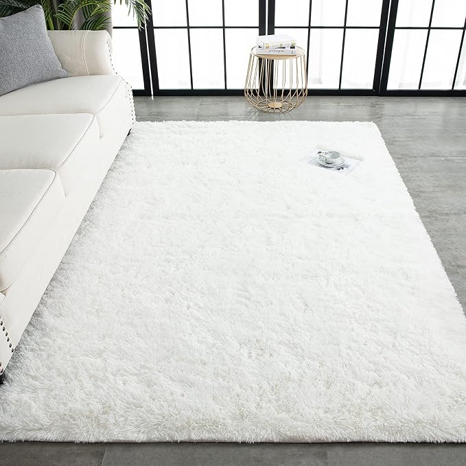TWINNIS Super Soft Shaggy Rugs Fluffy Carpets 5x8 Feet, Indoor Modern Plush - Image 7
