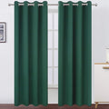 LEMOMO Blackout Curtains 66 x 84 inch/Dark Green Curtains Set of 2 by Lemomo