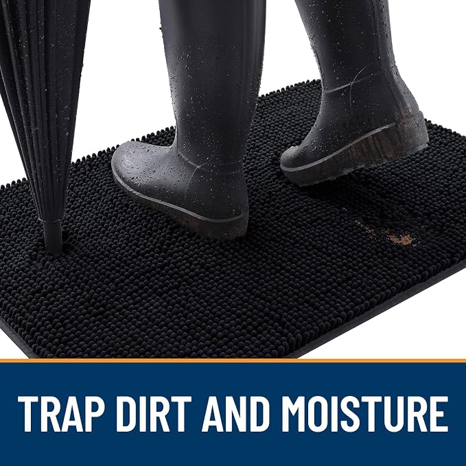 OLANLY Dog Door Mat for Muddy Paws 45x27, Absorbs Moisture and Dirt, Absorbent - Image 2