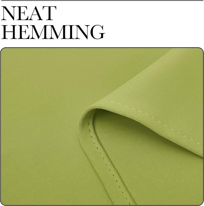 NICETOWN Fresh Green Blackout Curtains 78 inches Length - Image 6