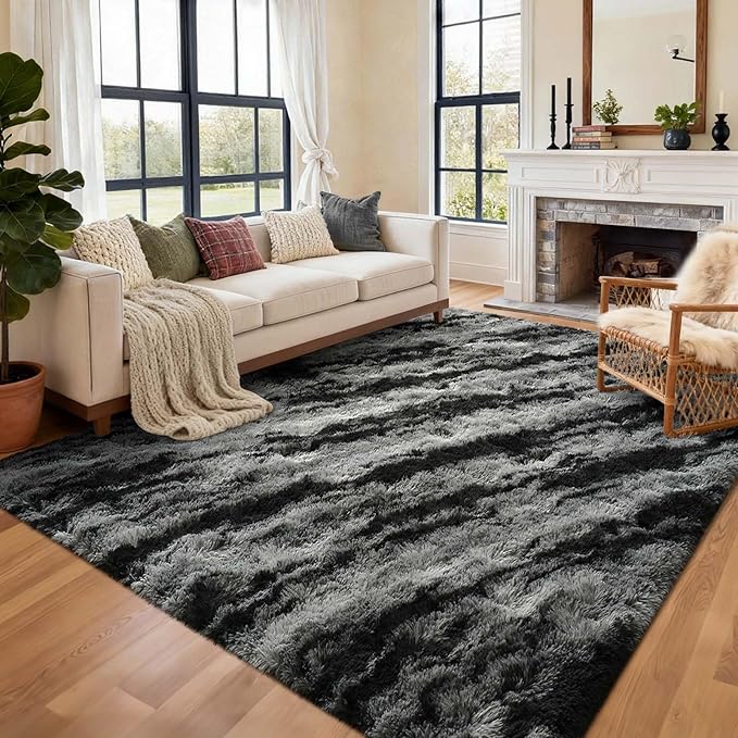9x12 Ft Extra Large Shag Rugs for Living Room, Ultra Soft Fluffy Furry Area - Image 3