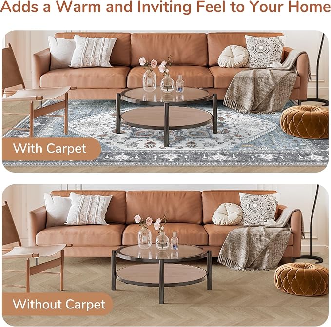 OPPODREAM Soft 10x14 Area Rugs, Washable Rugs 10x14 - Image 8