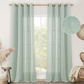 LAMIT Living Room Linen Curtains 95 Inch by LAMIT