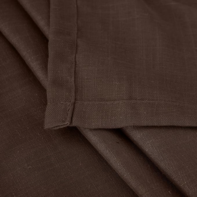 BGment Linen Curtains 54 Inch Length - Image 8