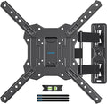 UL Listed Full Motion TV Wall Mount for 26-60 Inch TV Mounts Up to 77 lbs, Max VESA 400x400mm, Wall Mount TV Bracket with Swivel, Tilting, Leveling Adjust & Extendable Arm