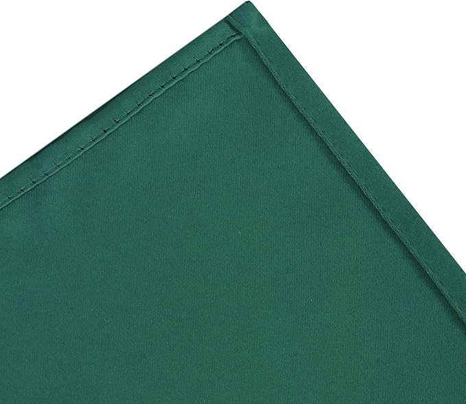 LEMOMO Dark Green Blackout Curtains 66 x 63 Inch Length/Set of 2 Curtain - Image 7