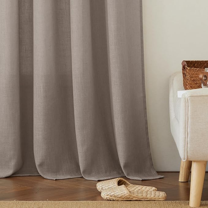 RYB HOME Sheer Curtains 95 inches Long - Image 6