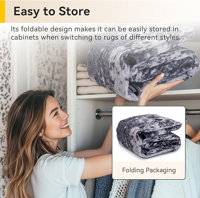 Washable Area Rugs 3x6 Non-Slip Modern Abstract Soft - Image 7