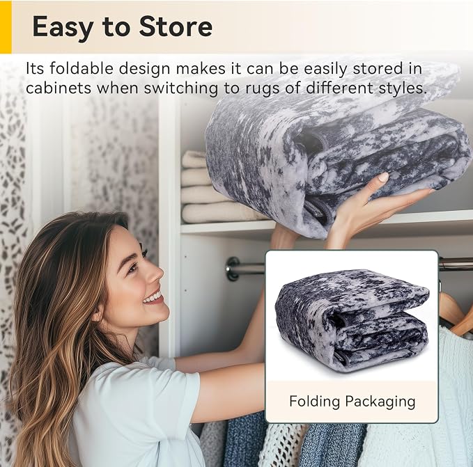Washable Area Rugs 3x4 Non-Slip Modern Abstract Soft - Image 7
