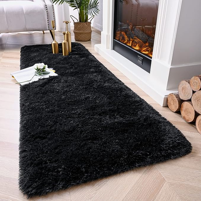 Chicrug Soft Runner Rugs for Bedroom Living Room Plush Fluffy Rug 3x8 Feet - Image 2