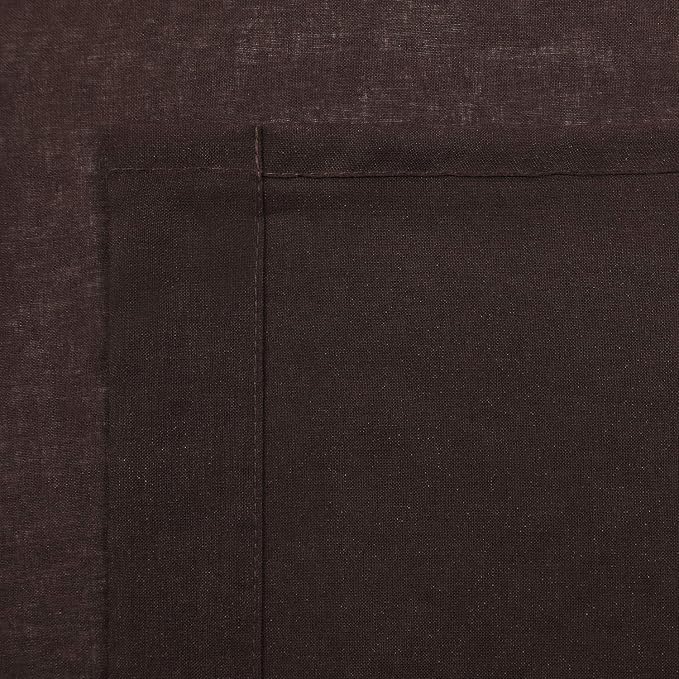 DWCN Brown Sheer Curtains for Kitchen Windows - Image 4