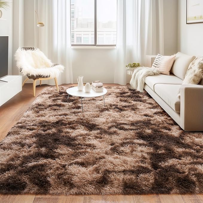 Rugs for Living Room 5x7, Soft Shaggy Modern Shag Area Rug for Bedroom - Image 7