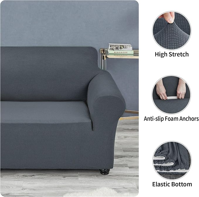 Joccun Stretch Loveseat Couch Cover Slipcover, 1-Piece Sofa Cover - Image 5
